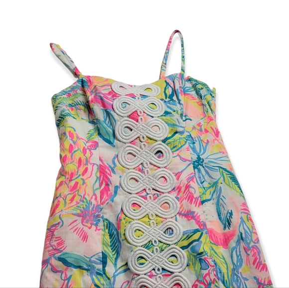 NWT Lilly Pulitzer Shelli Stretch Dress Fiesta Bamba - Picture 4 of 9